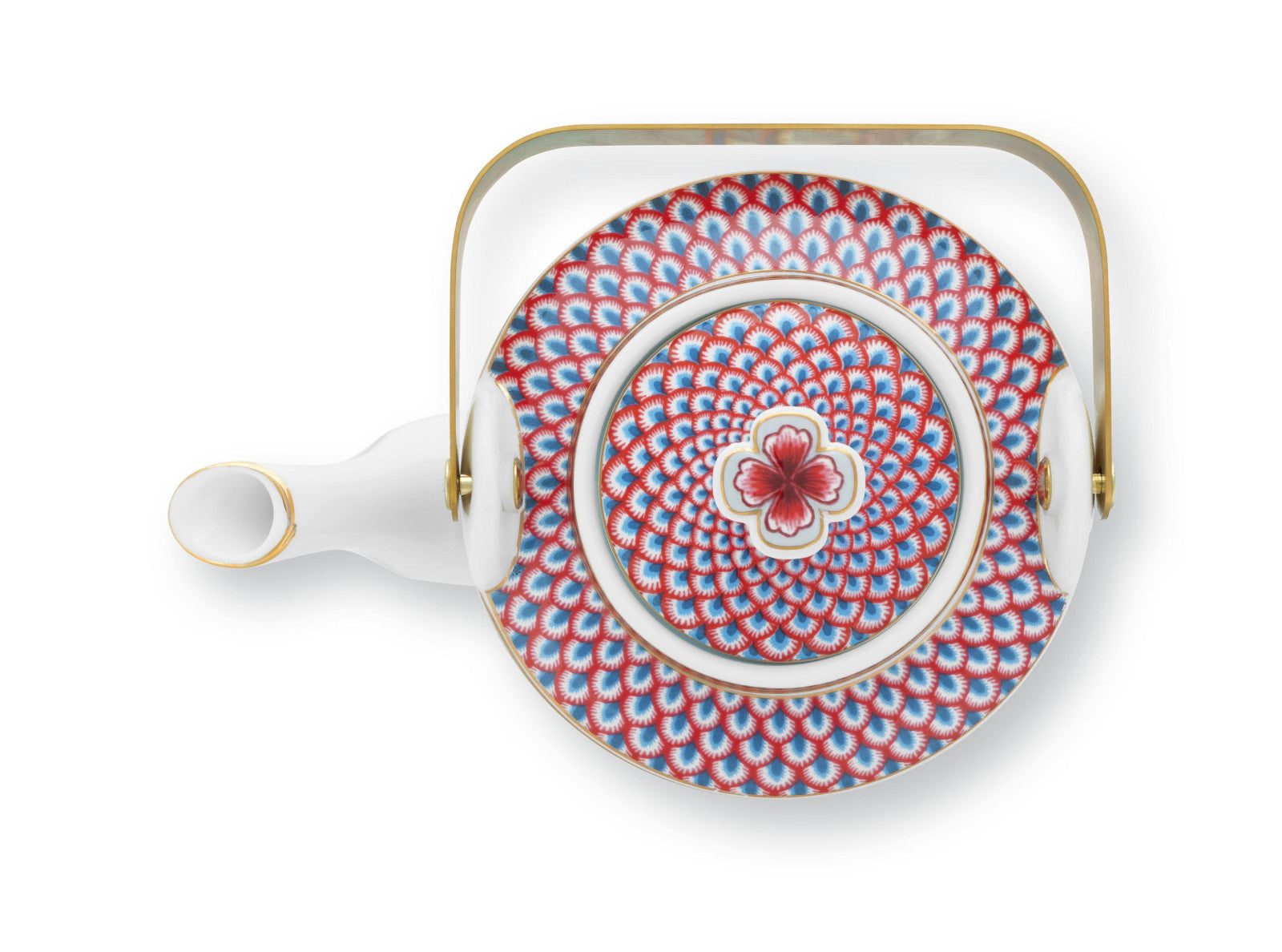 PIP STUDIO Flower Festival Oriental Geschenkset Teekanne blau 1l - Produktbild 4