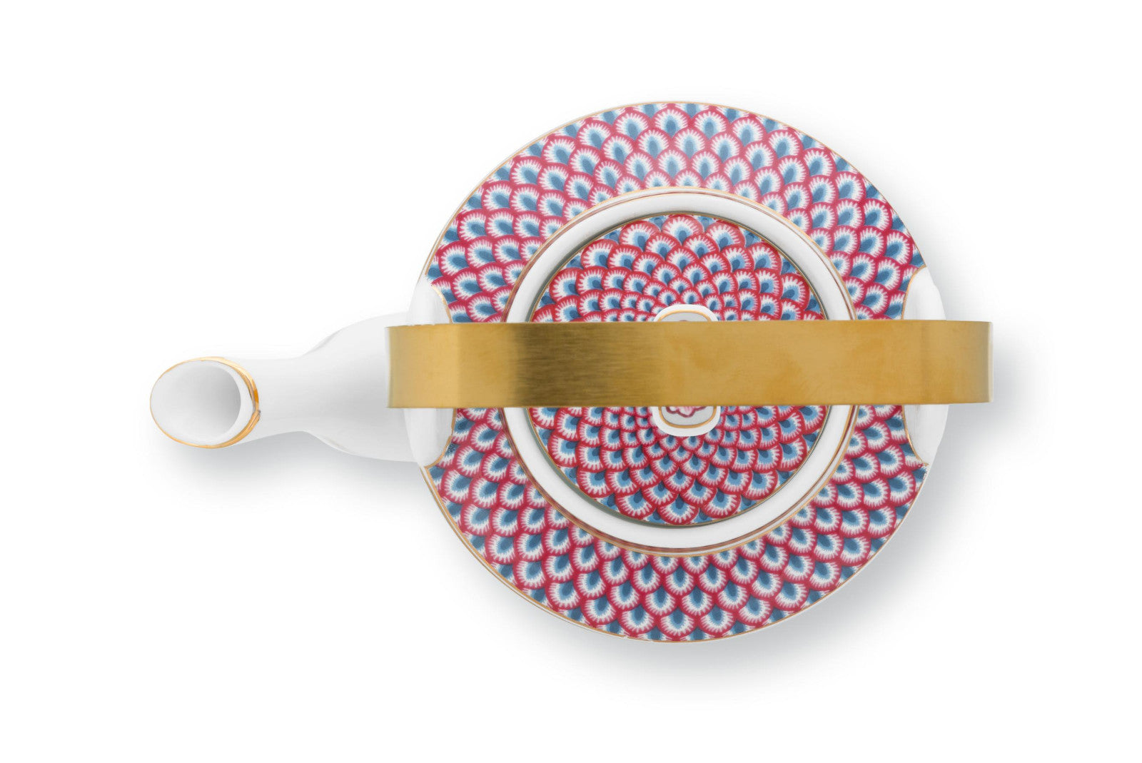 PIP STUDIO Flower Festival Oriental Geschenkset Teekanne blau 1l - Produktbild 5