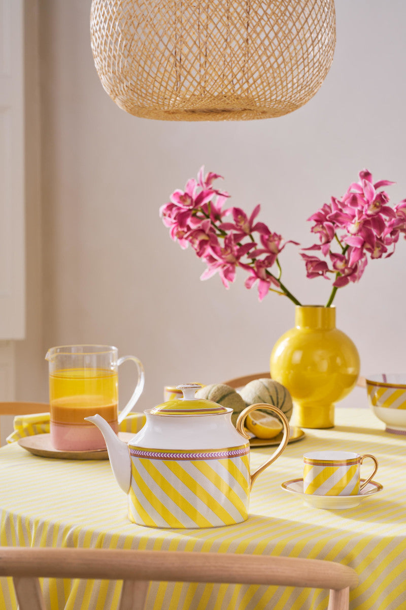 PIP STUDIO Chique Stripes Teekanne gelb 1,8l - Produktbild 4