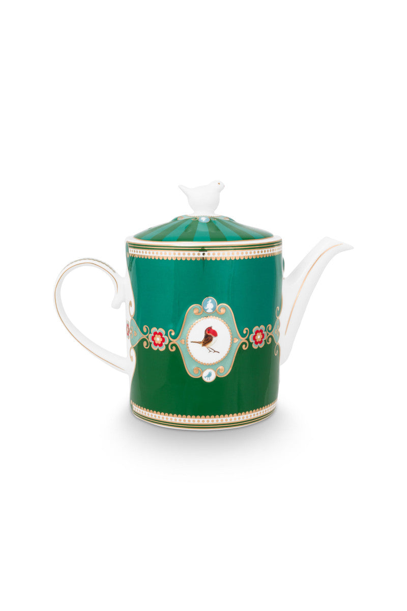 PIP STUDIO Love Birds Medallion Teekanne grün 1,3l - Produktbild 2