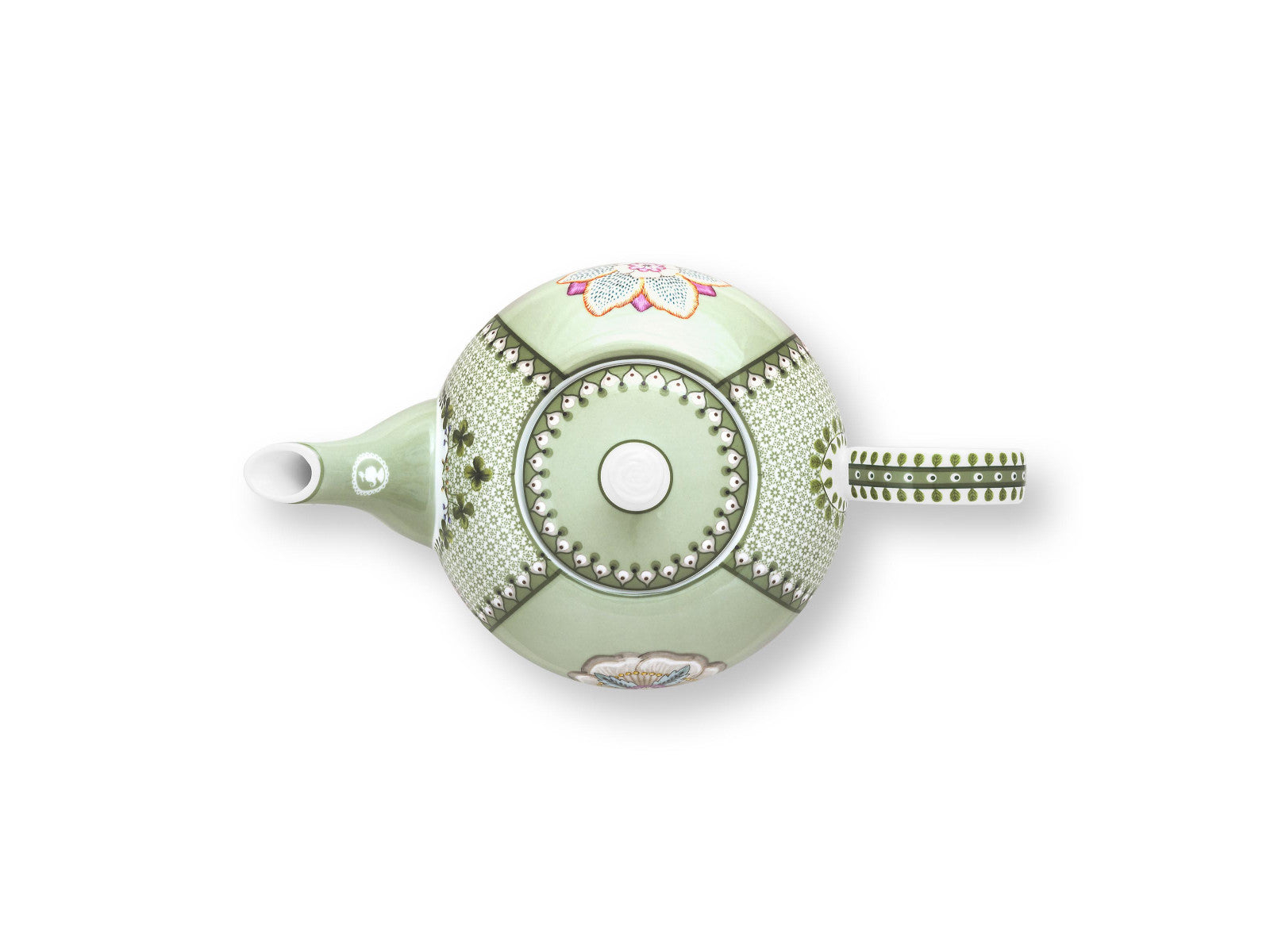 PIP STUDIO Lily&Lotus Tiles Light Green Teekanne 1,6l - Produktbild 3