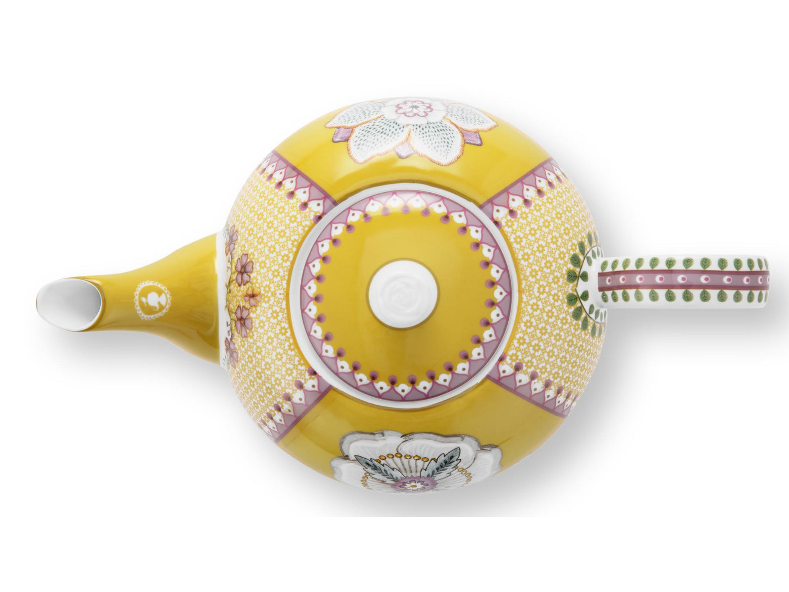 PIP STUDIO Lily&Lotus Tiles Yellow Large Teekanne 1,6l - Produktbild 3