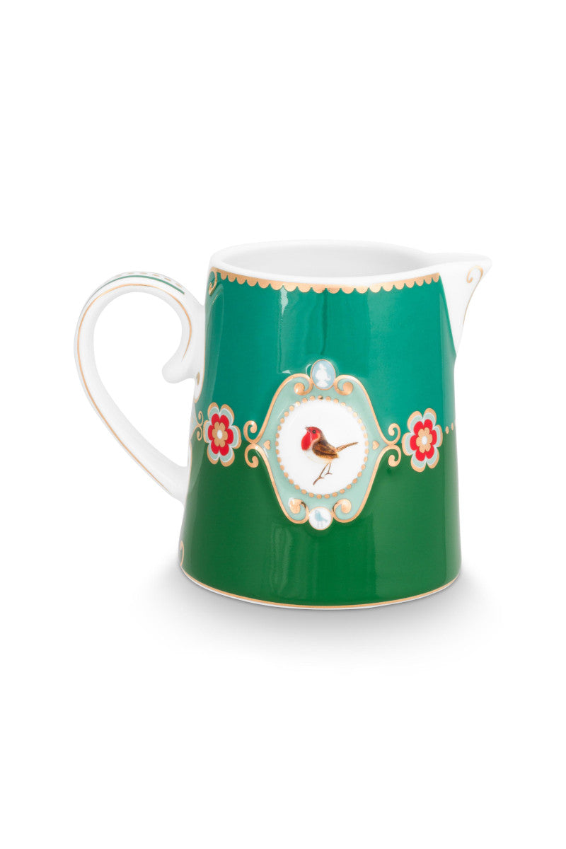 PIP STUDIO Love Birds Medallion Krug grün 270ml - Produktbild 2