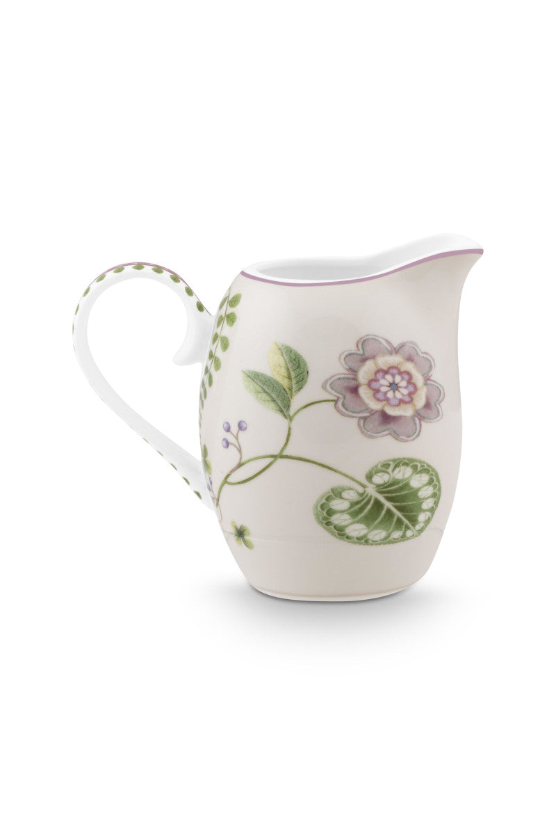 PIP StUDIO Lily&Lotus Krug weiss/bunt 250ml - Produktbild 2