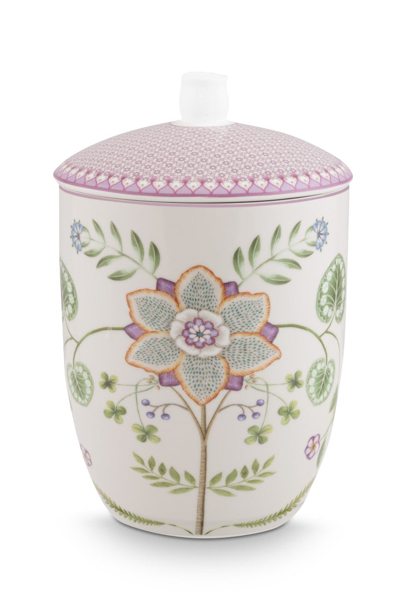 PIP STUDIO Lily&Lotus Vorratsdose weiss/bunt 1,5l - Produktbild 2
