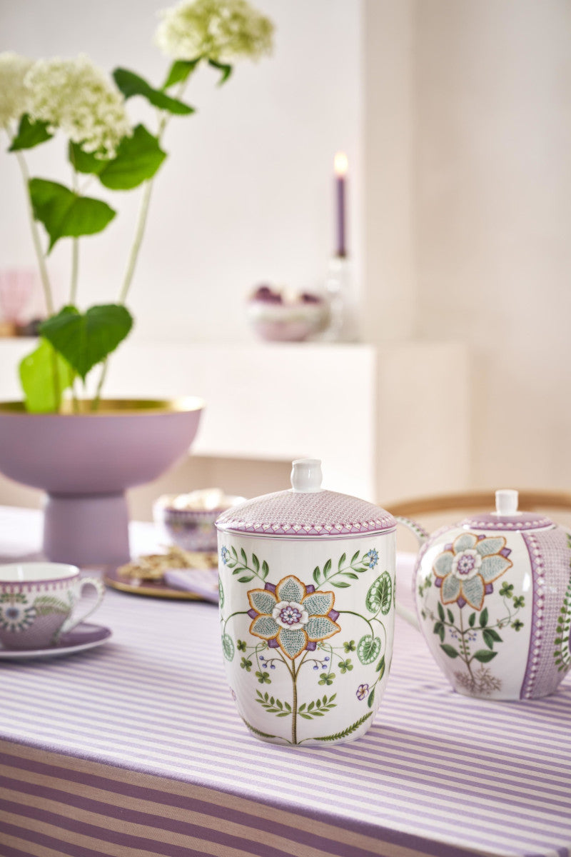 PIP STUDIO Lily&Lotus Vorratsdose weiss/bunt 1,5l - Produktbild 4