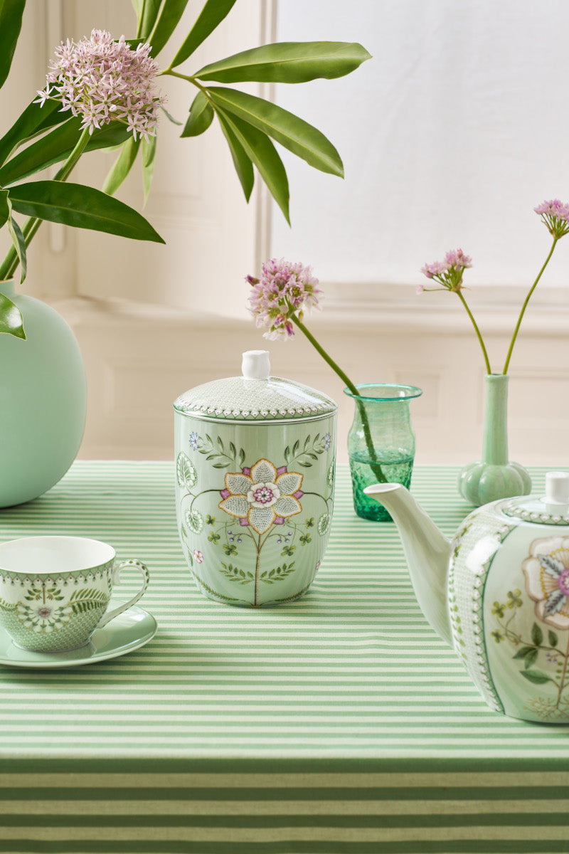 PIP STUDIO Lily&Lotus Light Green Vorratsbehälter 1,5l - Produktbild 3