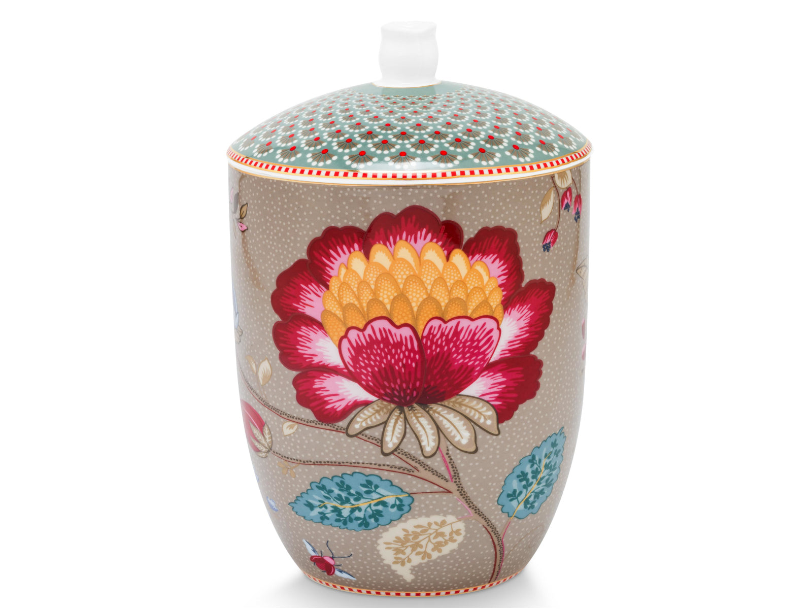 PIP STUDIO Blooming Tales Fantasy Khaki Aufbewahrungsdose 1,5l