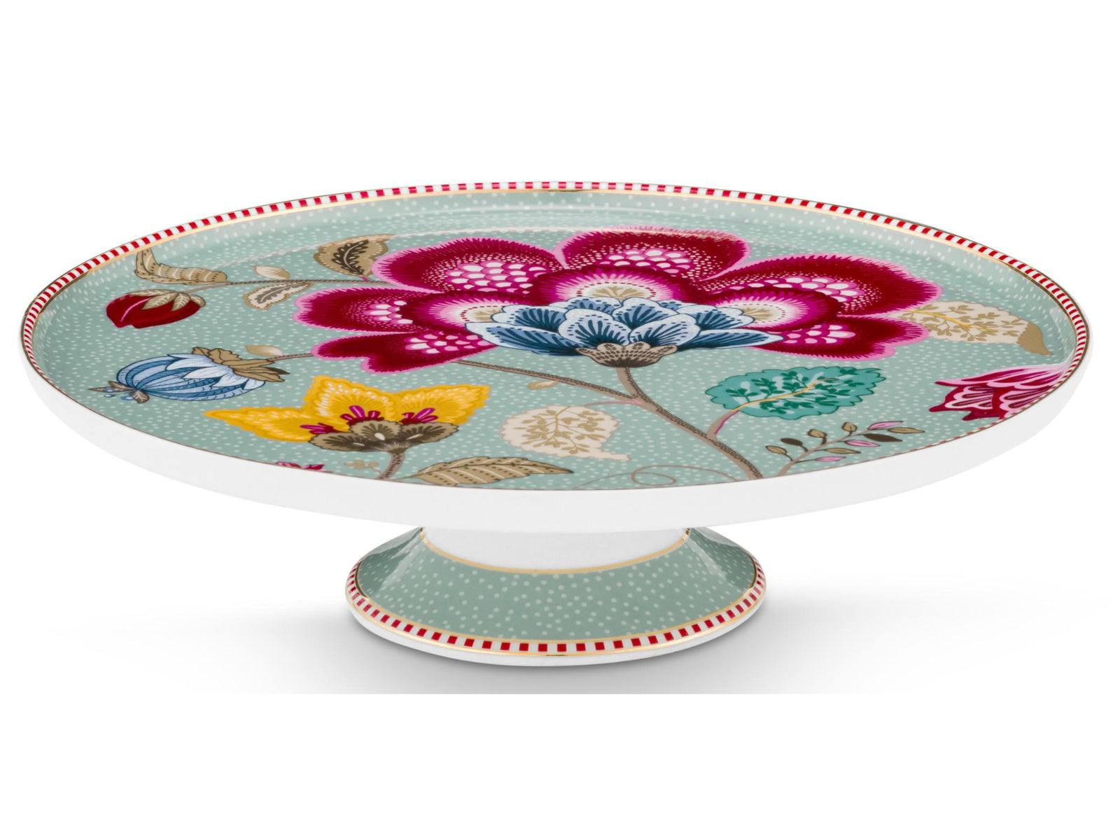 PIP STUDIO Blooming Tales Fantasy Blue mini Kuchenplatte 21cm