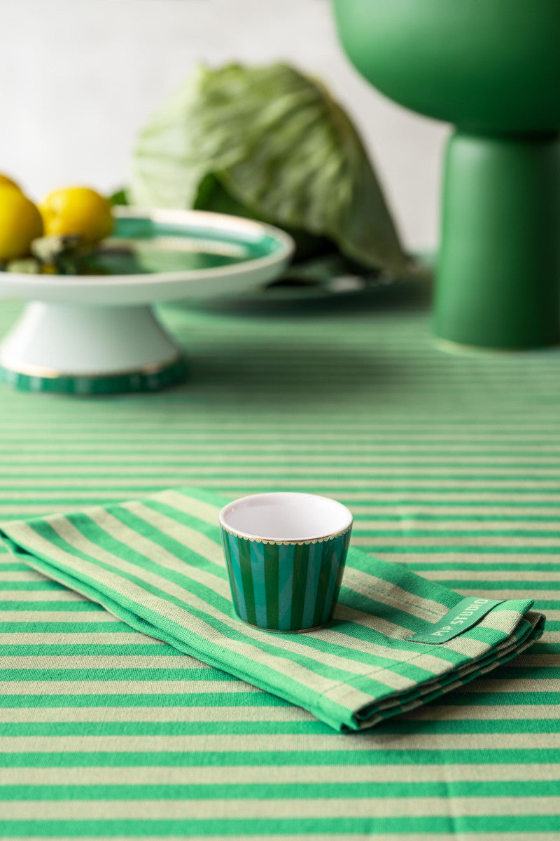 PIP STUDIO Love Birds  Stripes Eierbecher grün - Produktbild 3