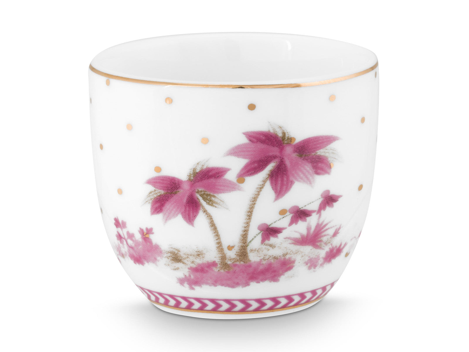 PIP STUDIO Jolie Dots Gold Pink Eierbecher 7cm