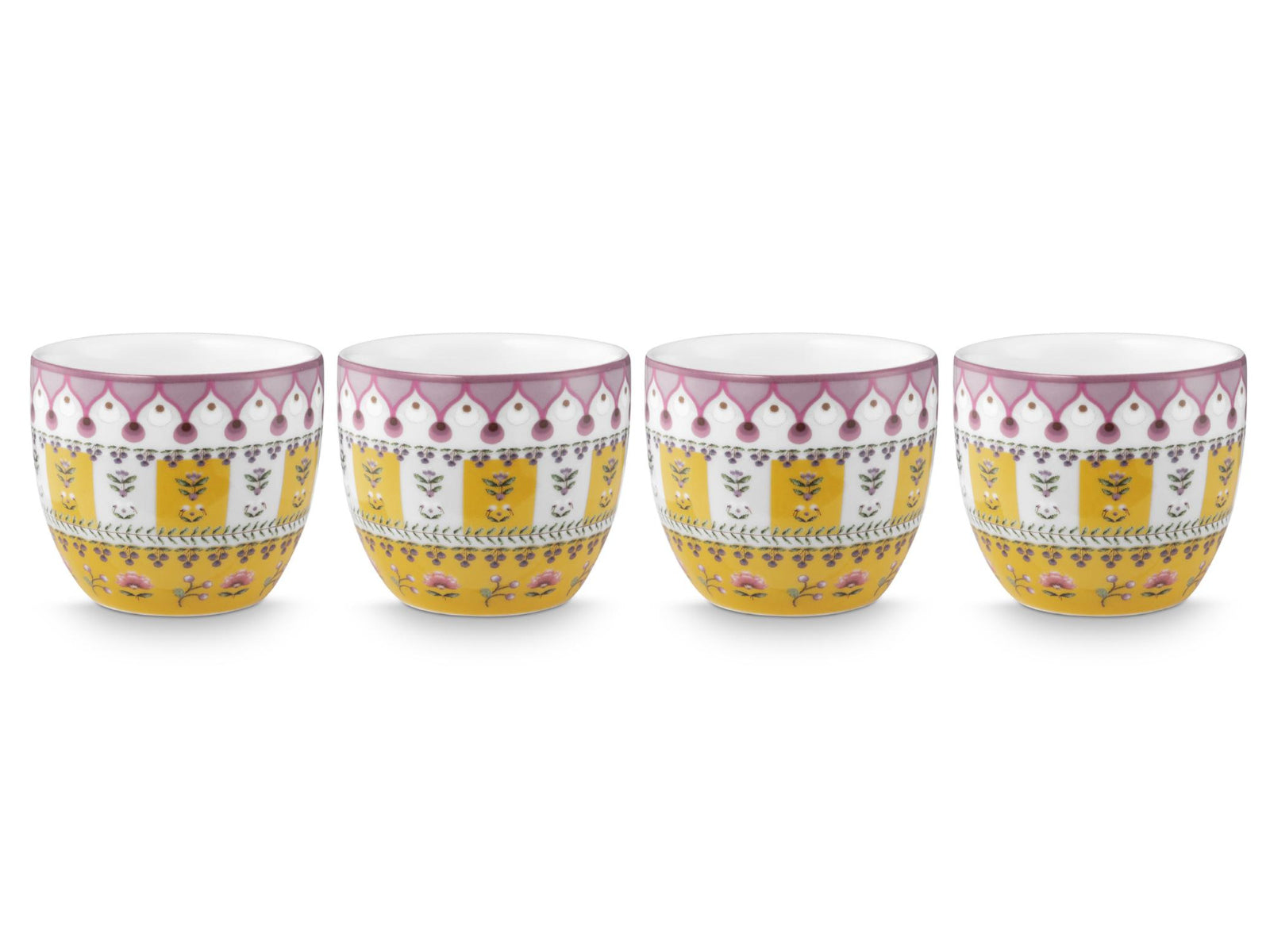PIP STUDIO Lily&Lotus Moon Delight Yellow Eierbecher 4cm Set4 - Produktbild 2