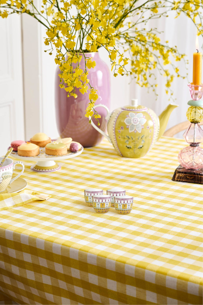 PIP STUDIO Lily&Lotus Moon Delight Yellow Eierbecher 4cm Set4 - Produktbild 5
