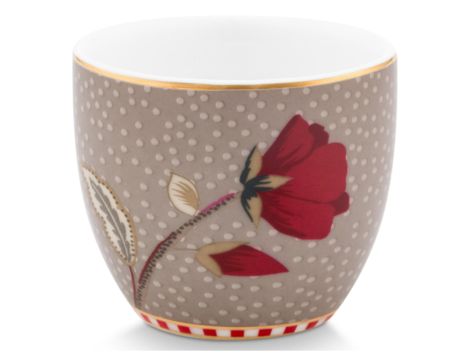 PIP STUDIO Blooming Tales Fantasy Khaki Eierbecher 5cm Set4 - Produktbild 3