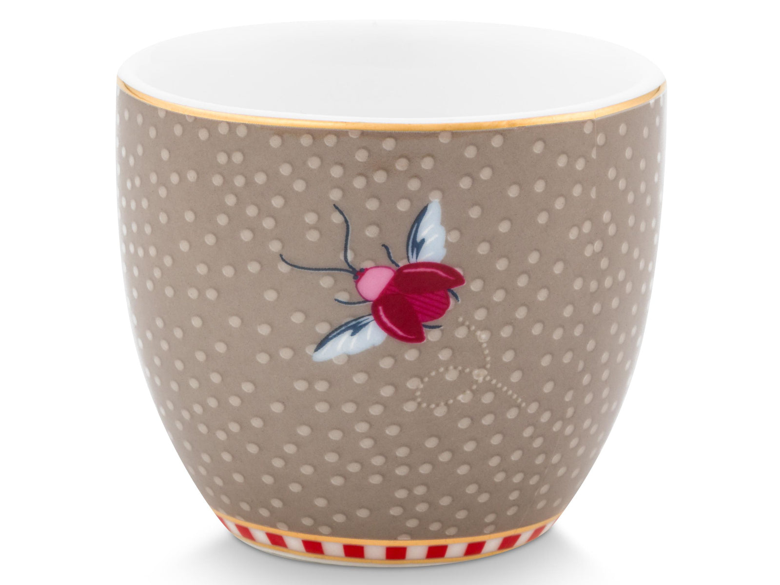 PIP STUDIO Blooming Tales Fantasy Khaki Eierbecher 5cm Set4 - Produktbild 4