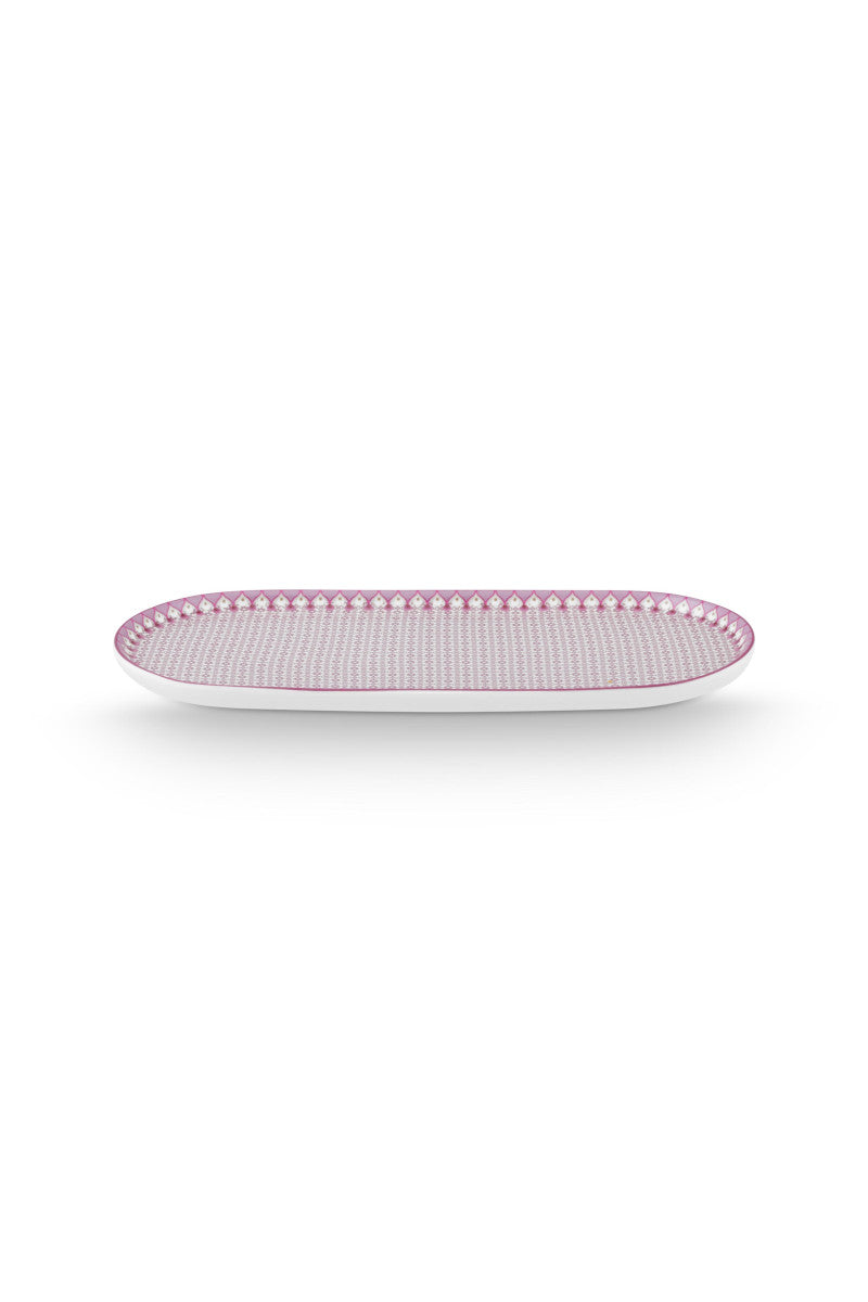 PIP STUDIO Lily&Lotus Beilagenplatte 25cm lila - Produktbild 2