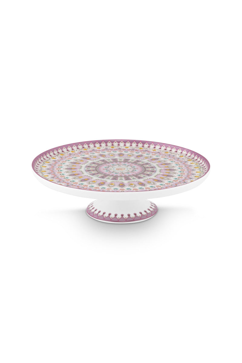 PIP STUDIO Lily&Lotus Tortenplatte klein lila bunt 21cm - Produktbild 2