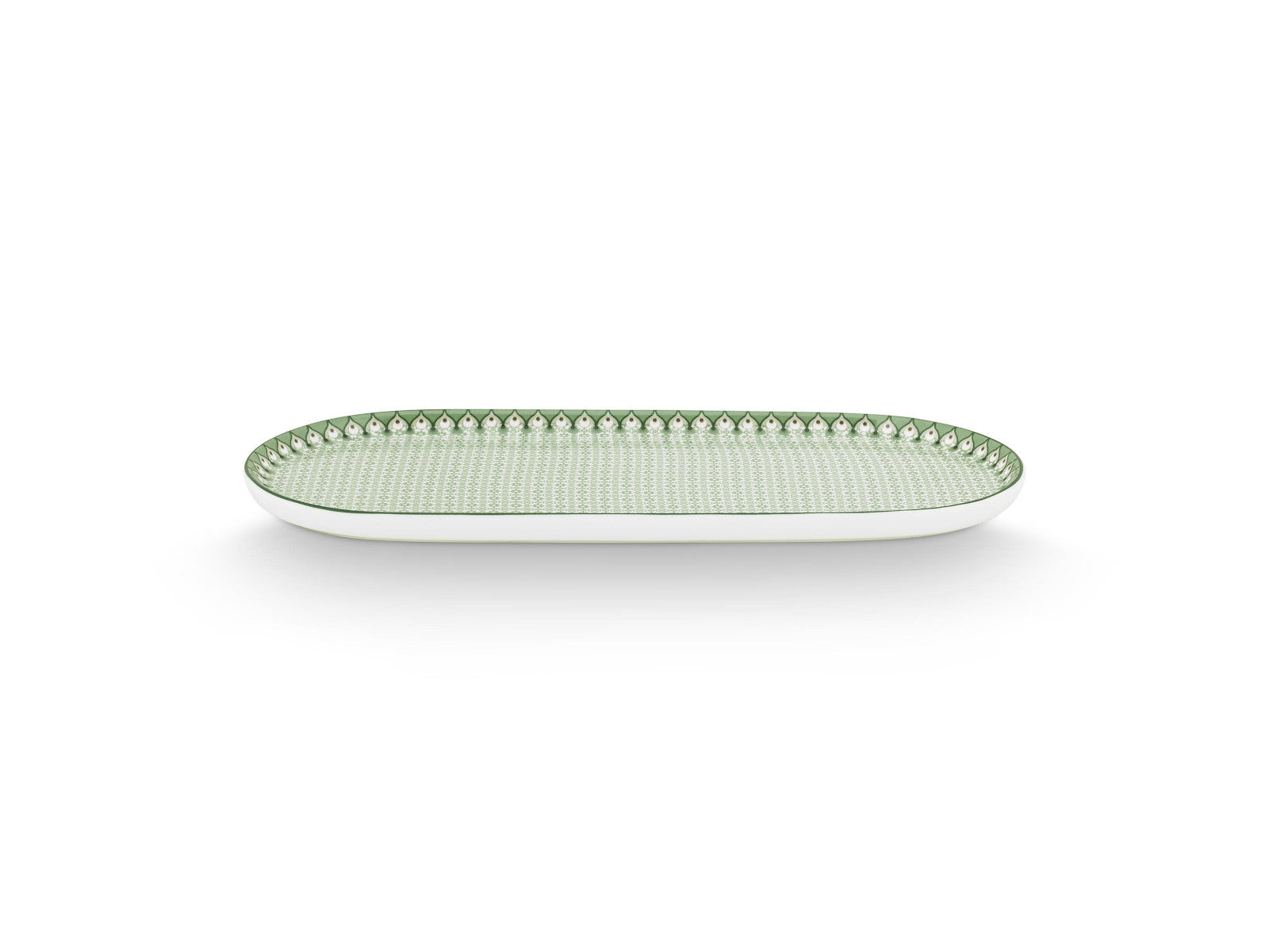 PIP STUDIO Lily&Lotus Tiles Light Green Milch- und Zuckertablett 25x12cm - Produktbild 2