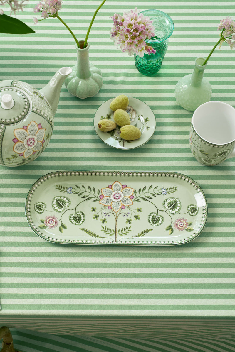 PIP STUDIO Lily&Lotus Light Green Kuchenplatte 33,3x15,5cm - Produktbild 3