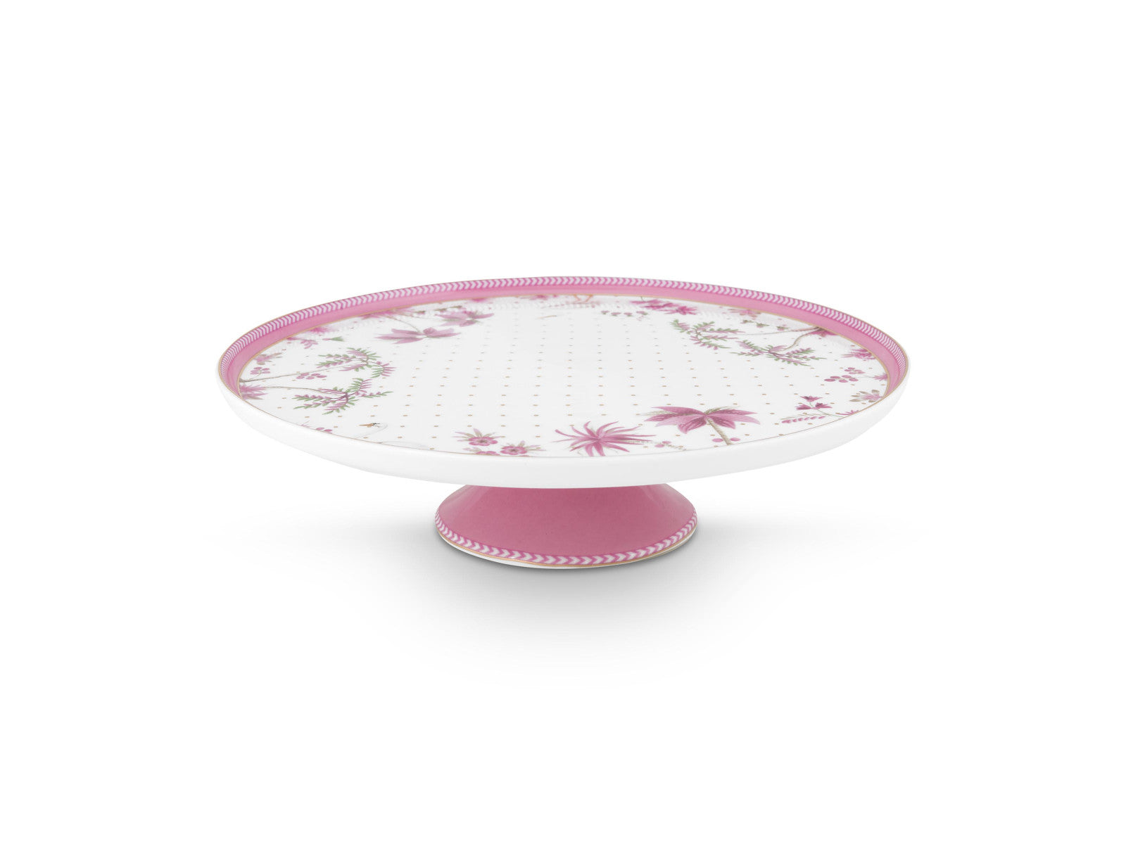 PIP STUDIO Jolie Dots Gold Pink Kuchenplatte 21cm