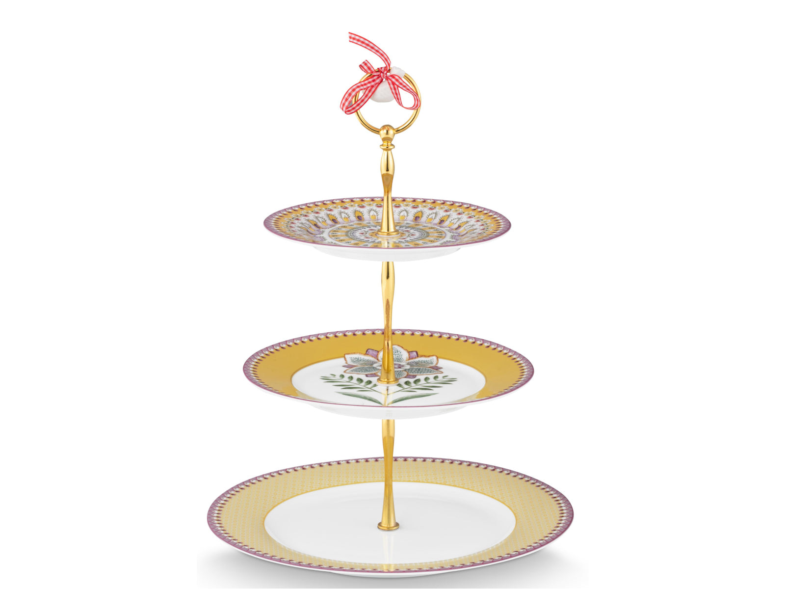 PIP STUDIO Lily&Lotus Yellow Etagere 3tlg