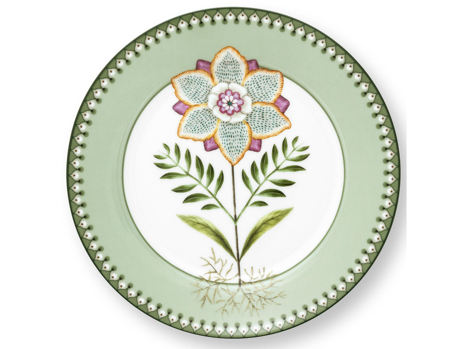 PIP STUDIO Lily&Lotus Light Green Etagere 3tlg - Produktbild 6