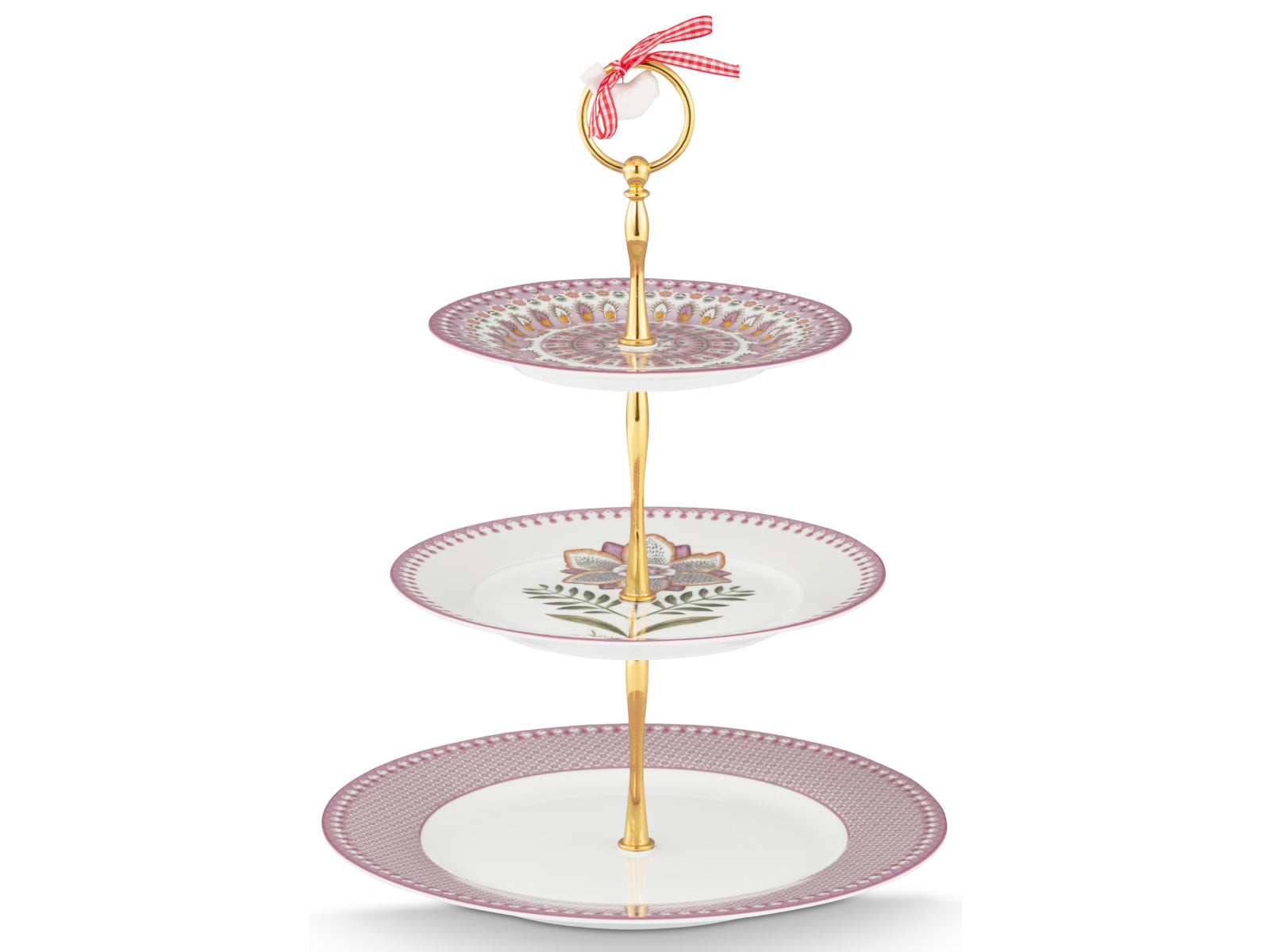 PIP STUDIO Lily&Lotus Lilac Etagere 3tlg - Produktbild 2
