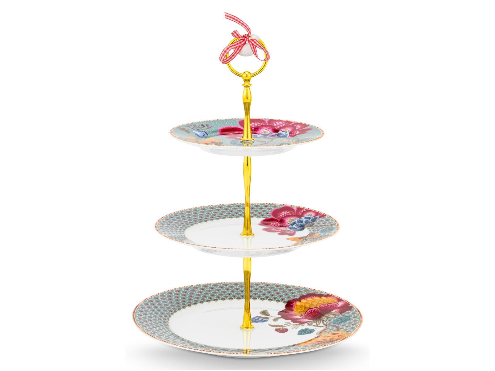 PIP STUDIO Blooming Tales Fantasy Blue Etagere 3tlg - Produktbild 2