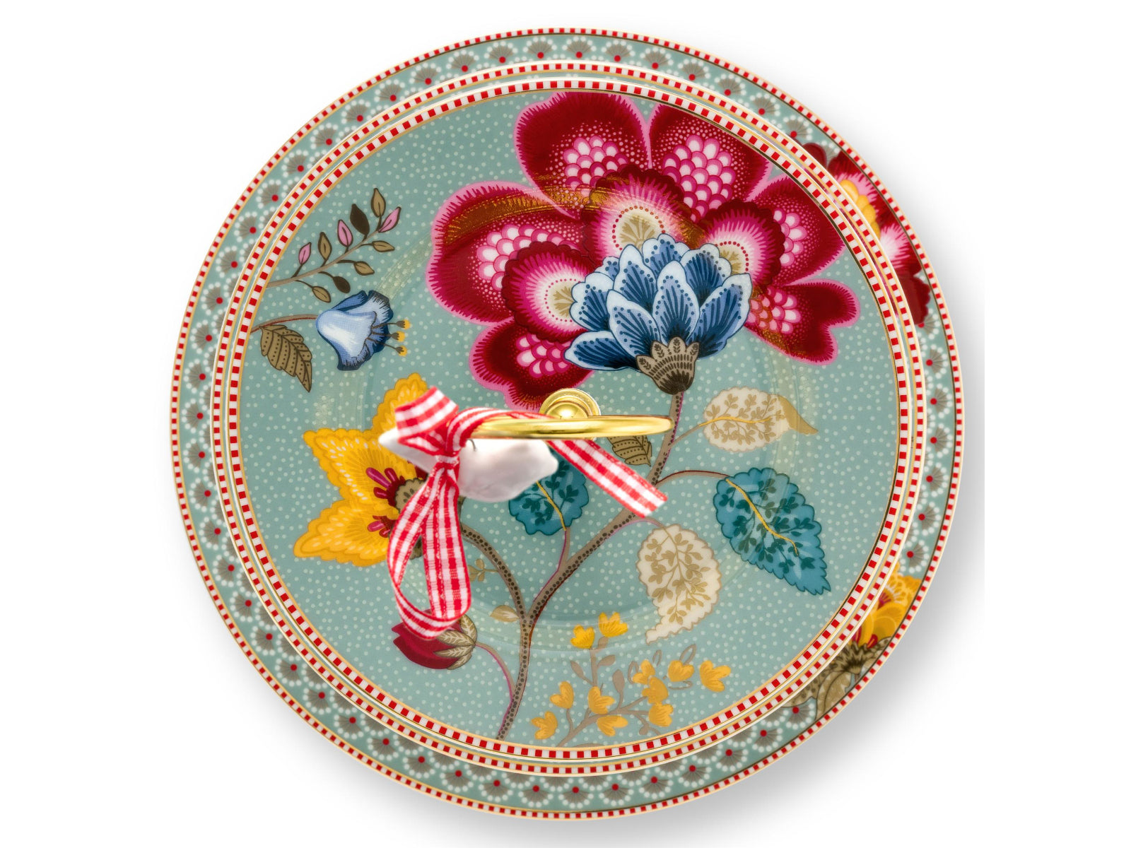 PIP STUDIO Blooming Tales Fantasy Blue Etagere 3tlg - Produktbild 3