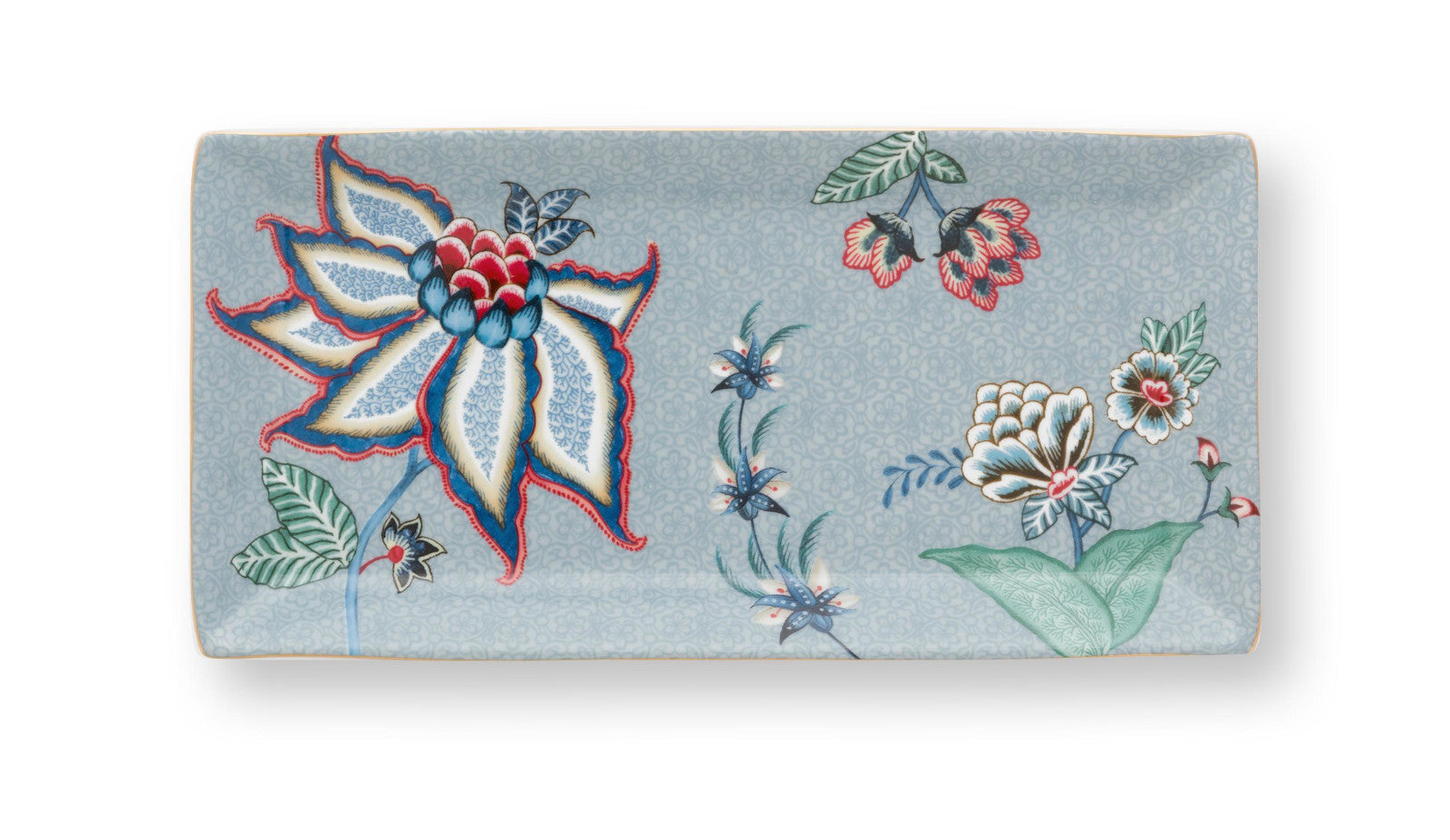 PIP STUDIO Flower Festival Oriental Geschenkset rund blau 6tlg - Produktbild 4