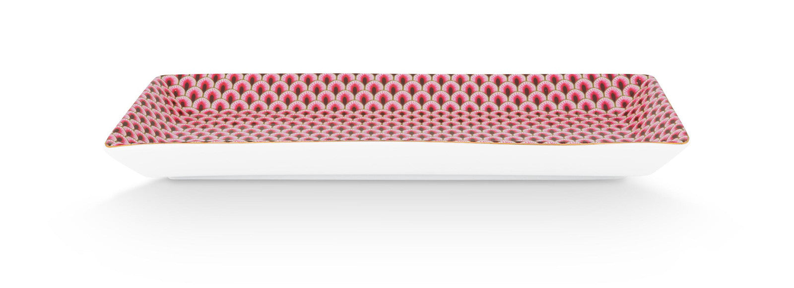 PIP STUDIO Flower Festival Oriental Geschenkset rund dark pink 6tlg - Produktbild 3