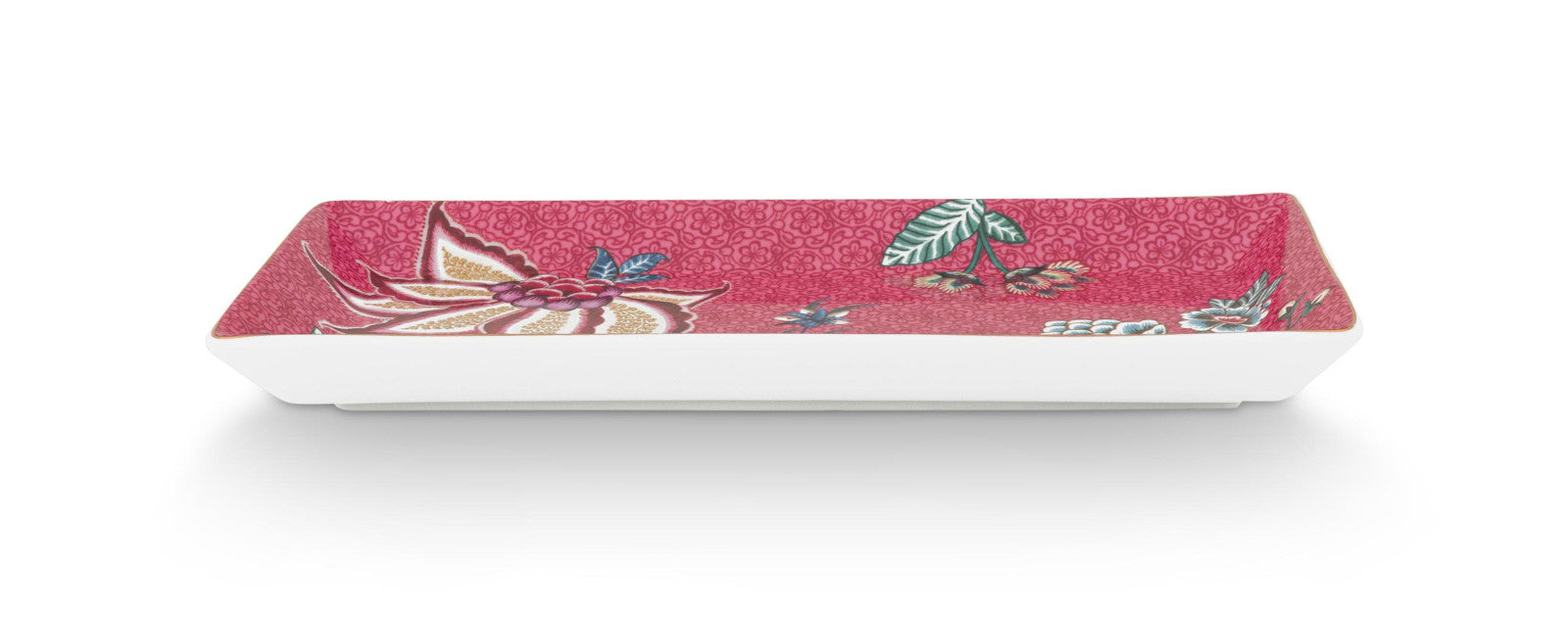 PIP STUDIO Flower Festival Oriental Geschenkset rund dark pink 6tlg - Produktbild 5