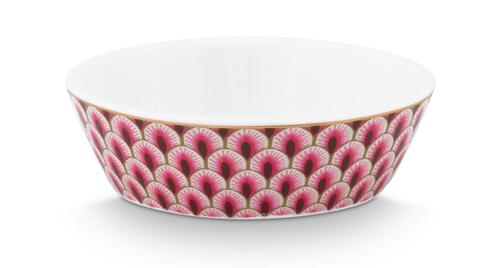 PIP STUDIO Flower Festival Oriental Geschenkset rund dark pink 6tlg - Produktbild 6