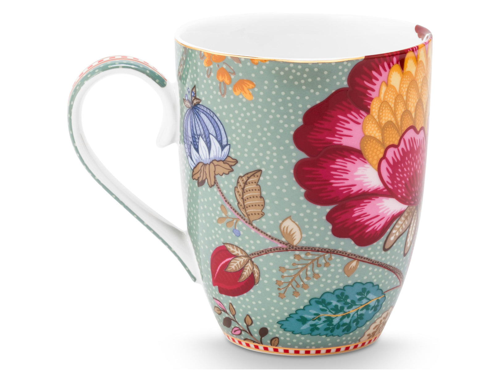 PIP STUDIO Blooming Tales Fantasy Blue Frühstücksset Set3 - Produktbild 6