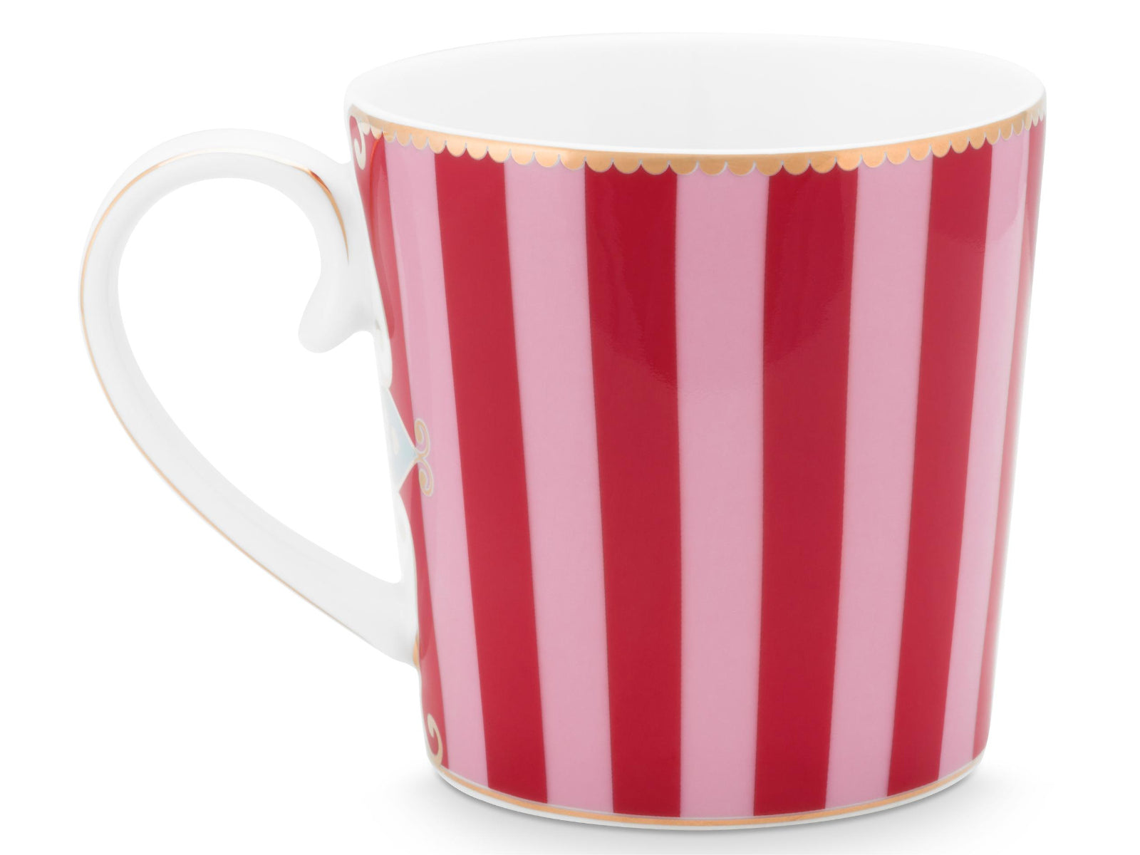 PIP STUDIO Love Birds Medallion Stripes Red-Pink Teeset für eine Person - Produktbild 5