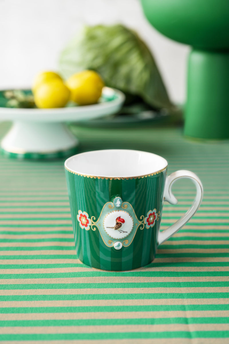 PIP STUDIO Love Birds Medallion Stripes Emerald-Green Teeset für eine Person 0,3l - Produktbild 10