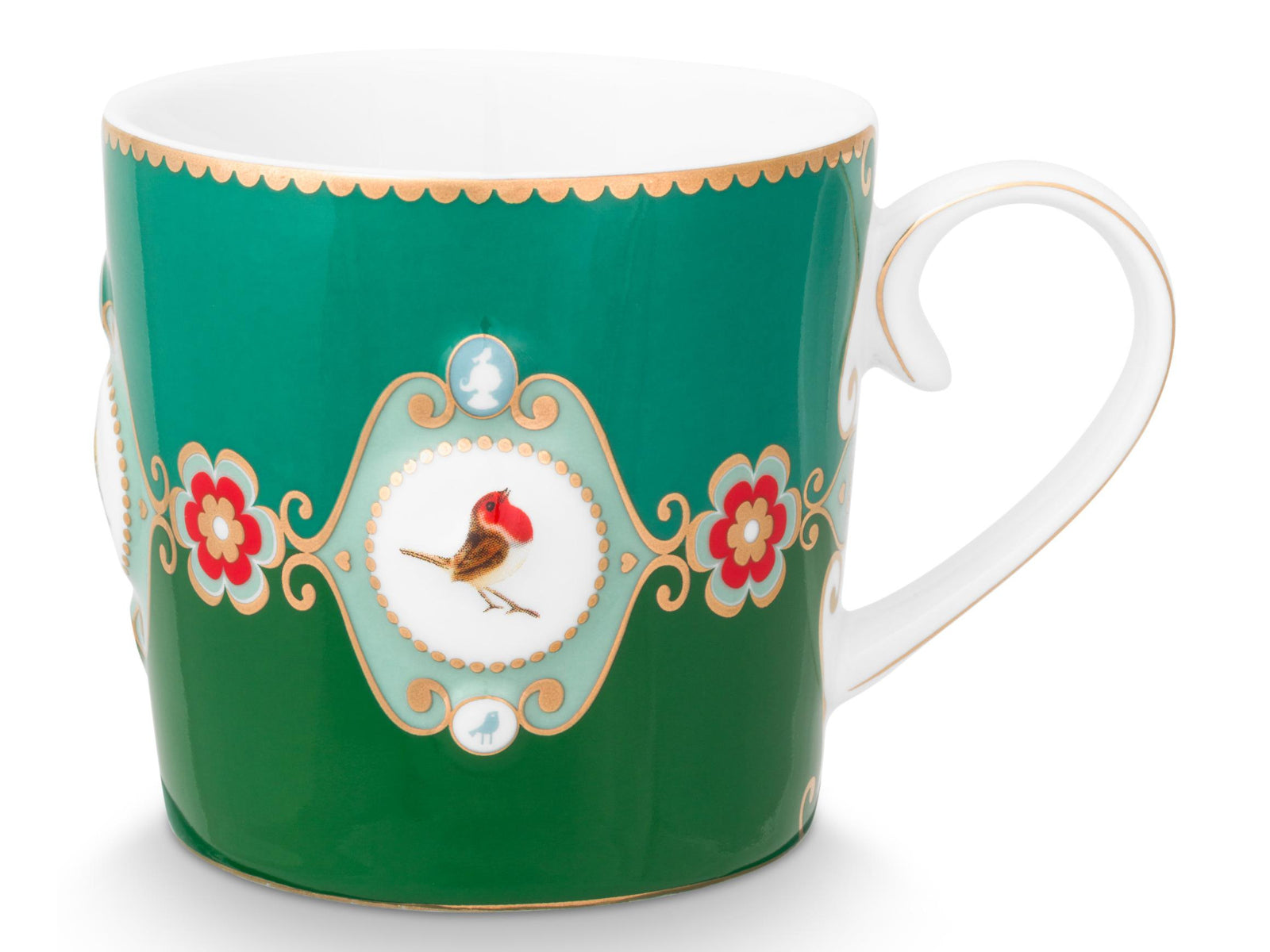 PIP STUDIO Love Birds Medallion Emerald-Green Tesset für eine Person 0,3l - Produktbild 4