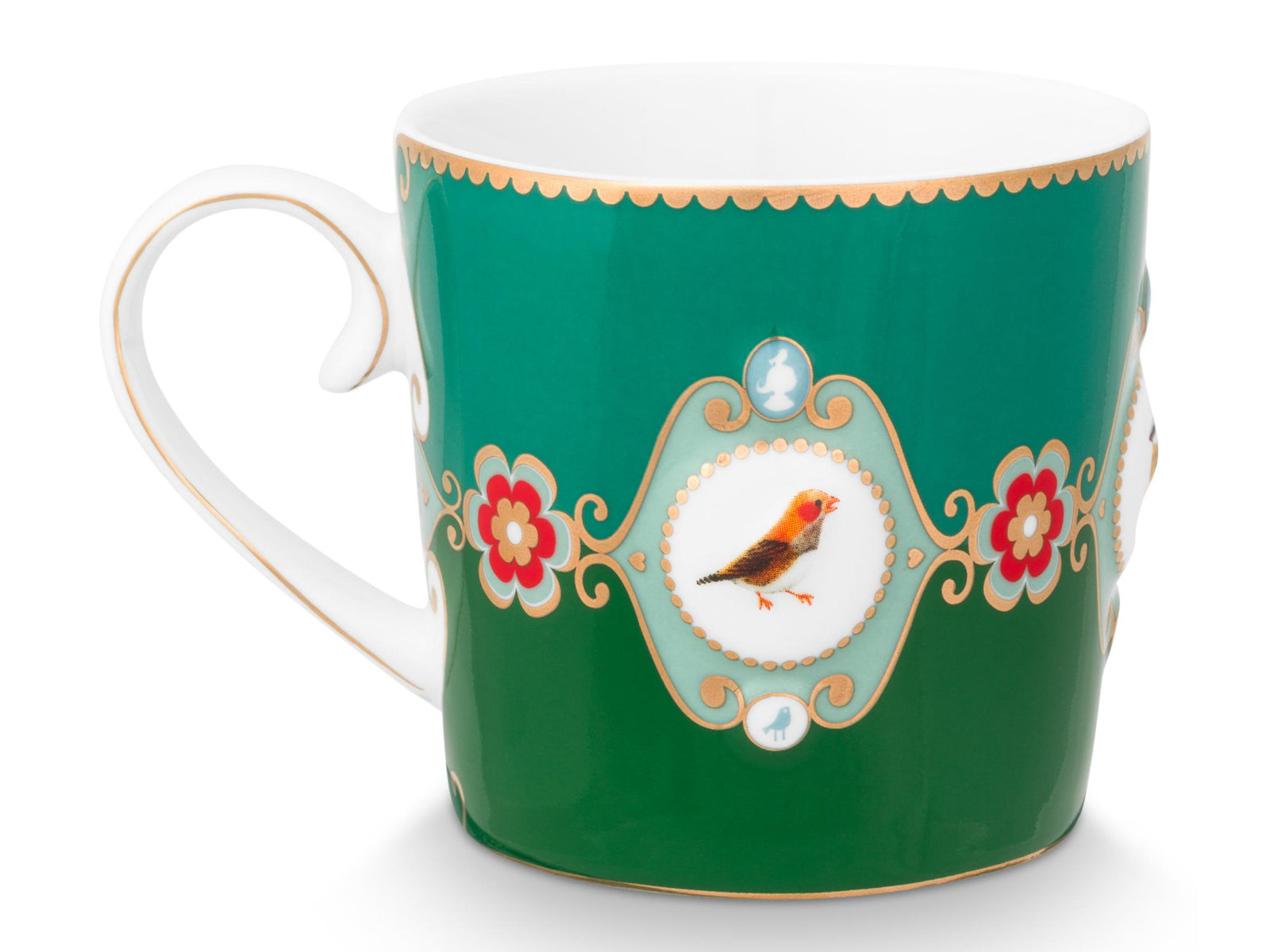 PIP STUDIO Love Birds Medallion Emerald-Green Tesset für eine Person 0,3l - Produktbild 5