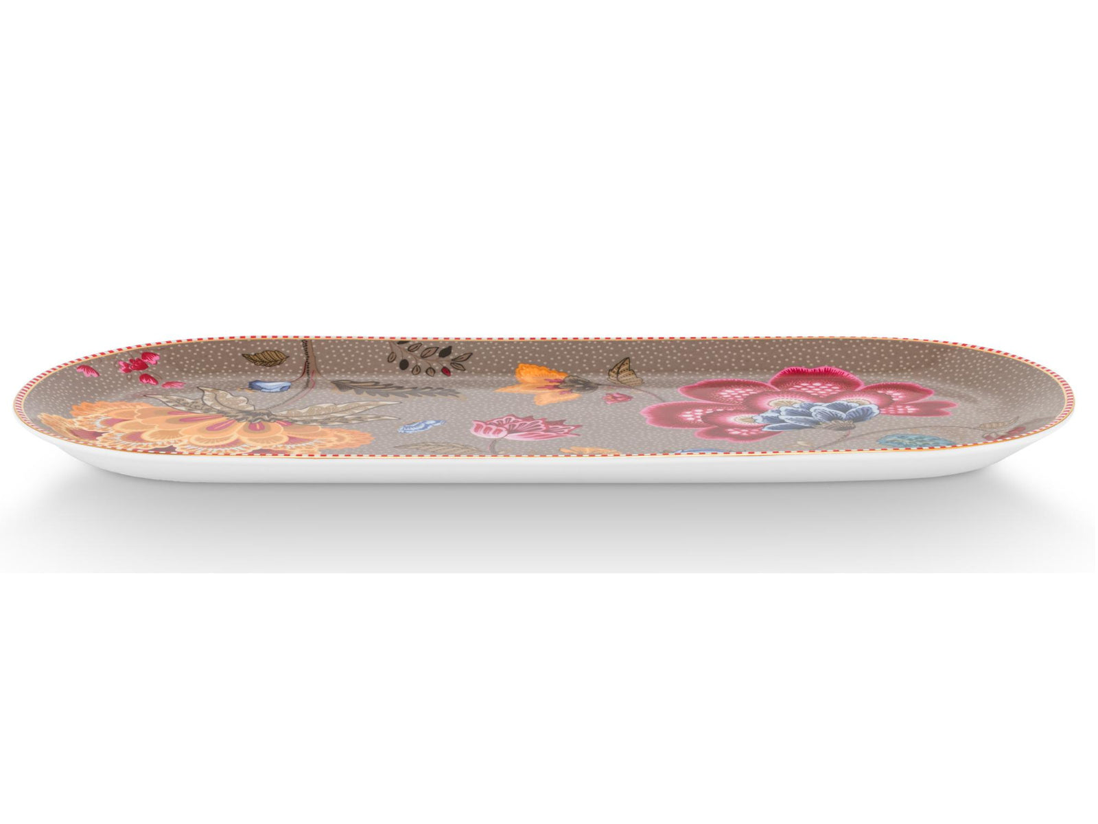 PIP STUDIO Blooming Tales Fantasy Khaki Kuchenplatte 33,3x15,5cm - Produktbild 2