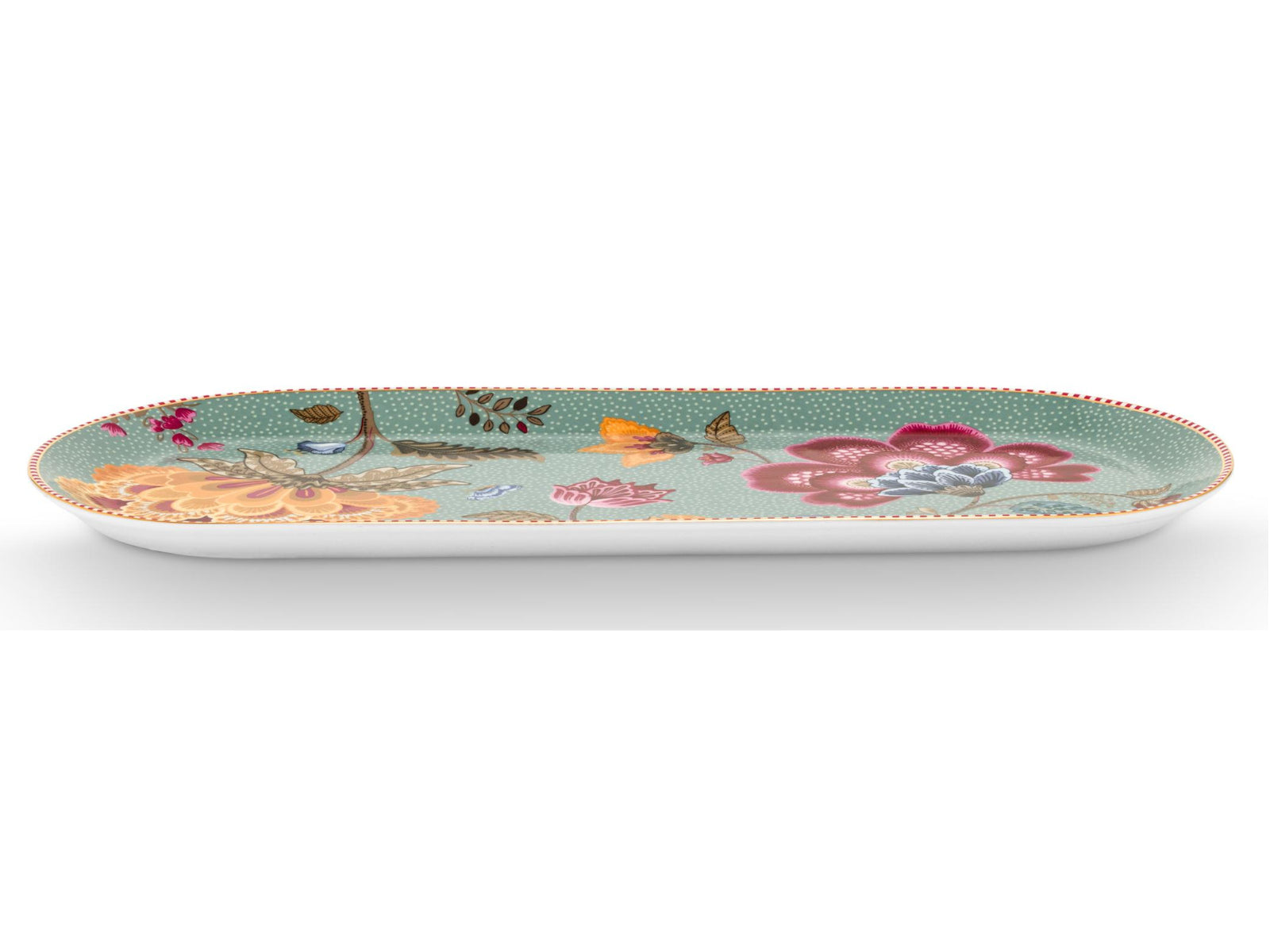 PIP STUDIO Blooming Tales Fantasy Blue Kuchenplatte 33,3x15,5cm - Produktbild 2
