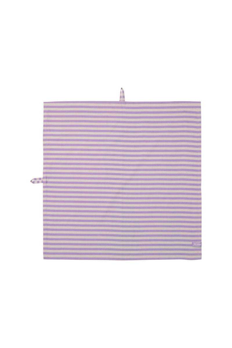 PIP STUDIO Lily&Lotus Geschirrtuch Stripes lila 65x65cm 2 Stück - Produktbild 2