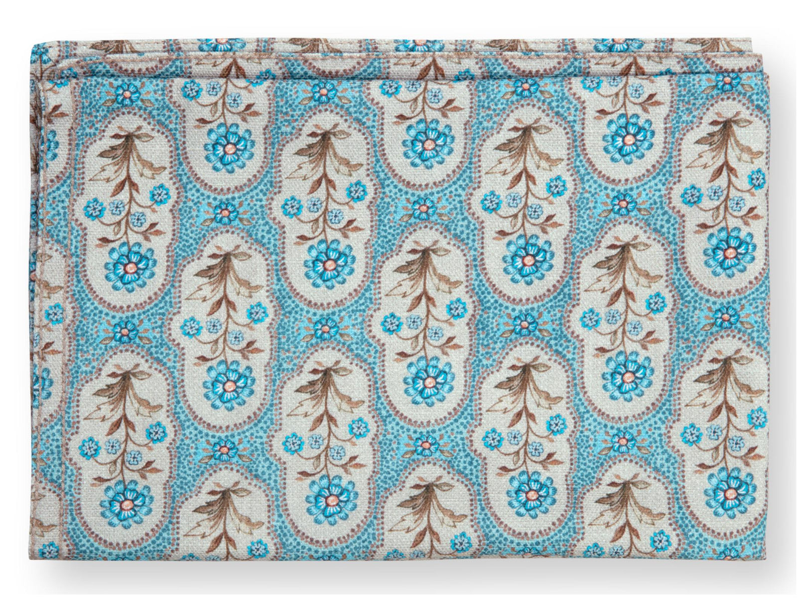 PIP STUDIO Blooming Tales Bustani-Pashmina Khaki-Blue Geschirrtuch 50x70cm Set2 - Produktbild 4