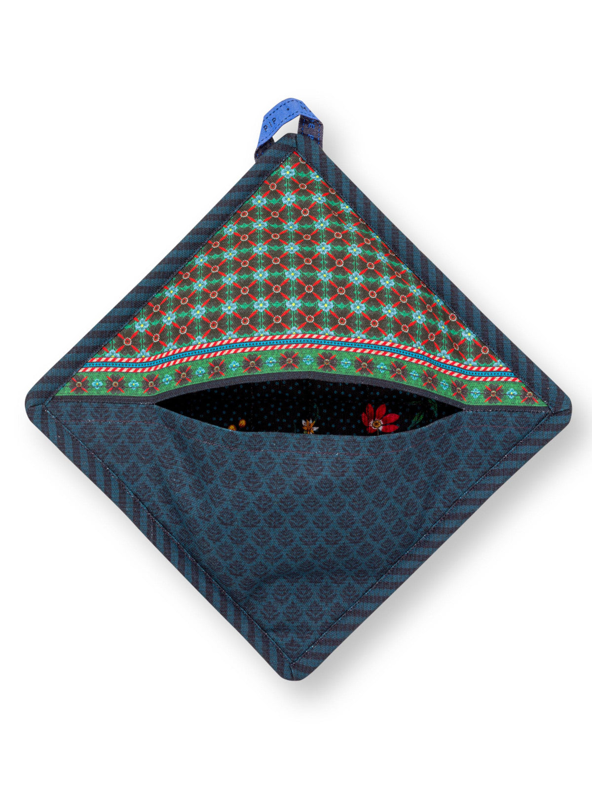 PIP STUDIO Square Berry Blues Topflappen blau 22cm - Produktbild 2