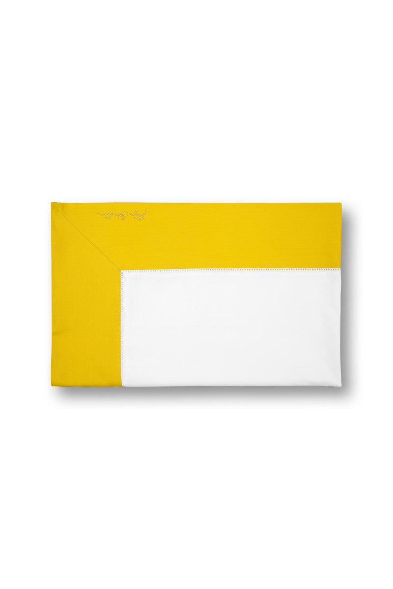 PIP STUDIO Chique Tischdecke weiss/gelb 160x310cm - Produktbild 3
