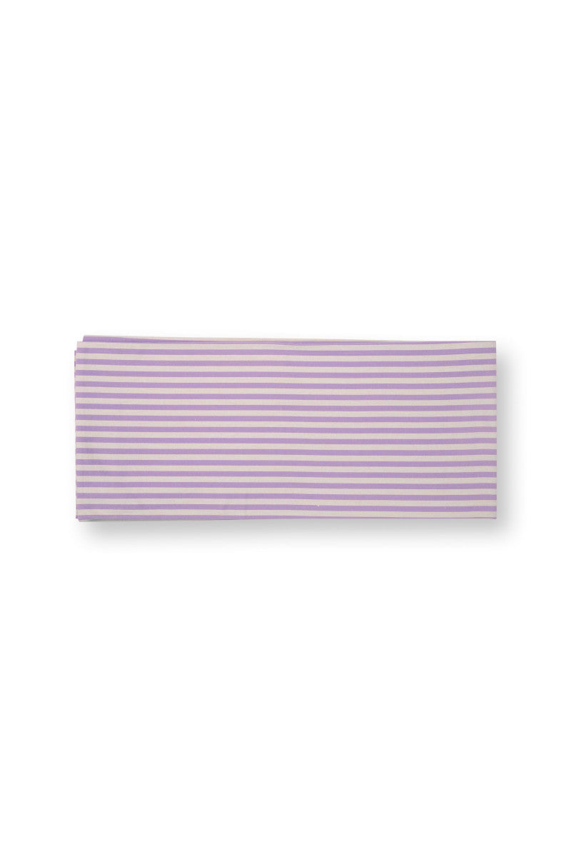 PIP STUDIO Lily&Lotus Tischdecke Stripes lila 180x300cm - Produktbild 2