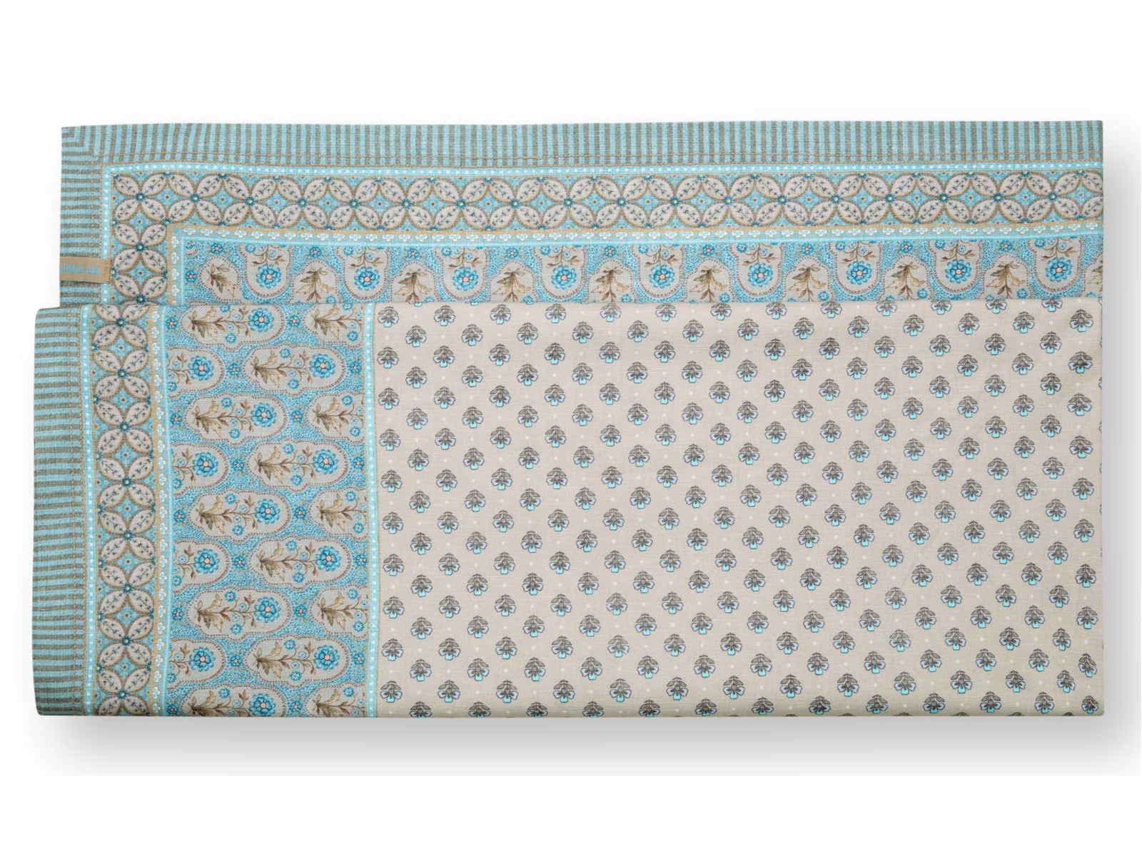 PIP STUDIO Blooming Tales Khaki-Blue Tischdecke 150x250cm - Produktbild 3