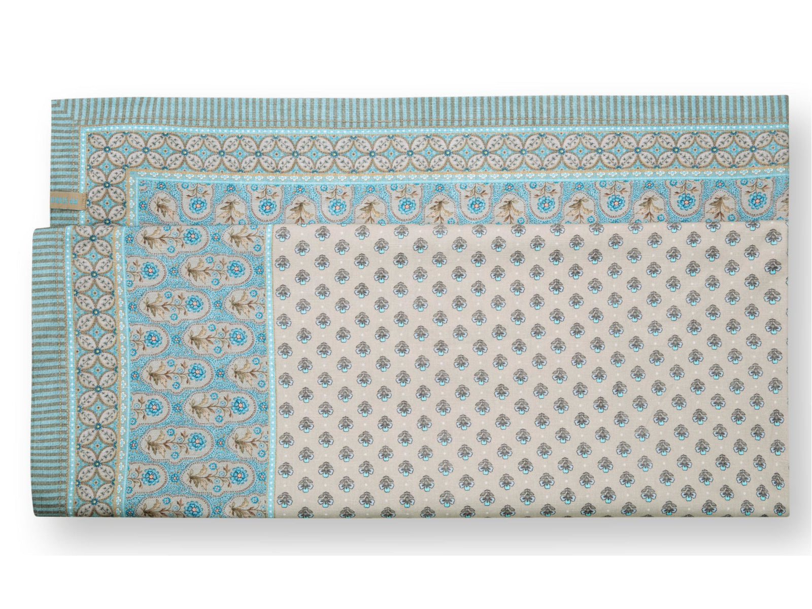 PIP STUDIO Blooming Tales Khaki-Blue Tischdecke 150x300cm - Produktbild 3