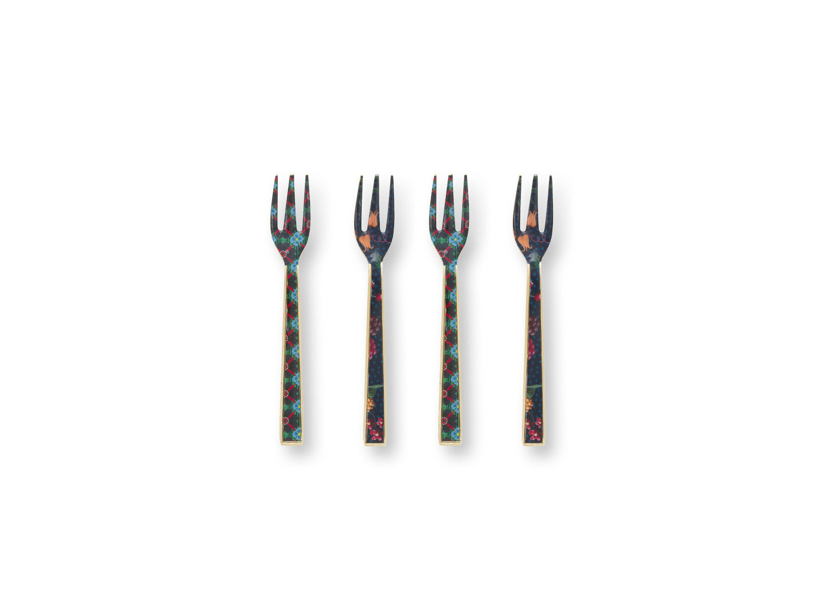 PIP STUDIO Berry Blues Kuchengabeln 14,5cm Set4