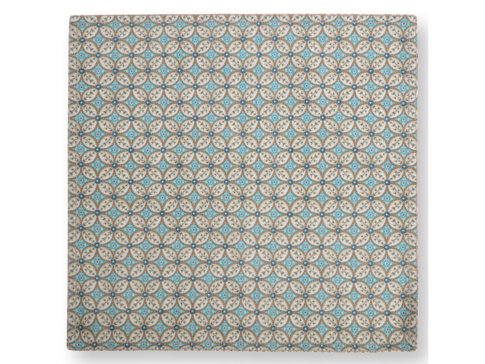PIP STUDIO Blooming Tales Bustani Khaki-Blue Stoffservietten 40x40cm Set4 - Produktbild 2