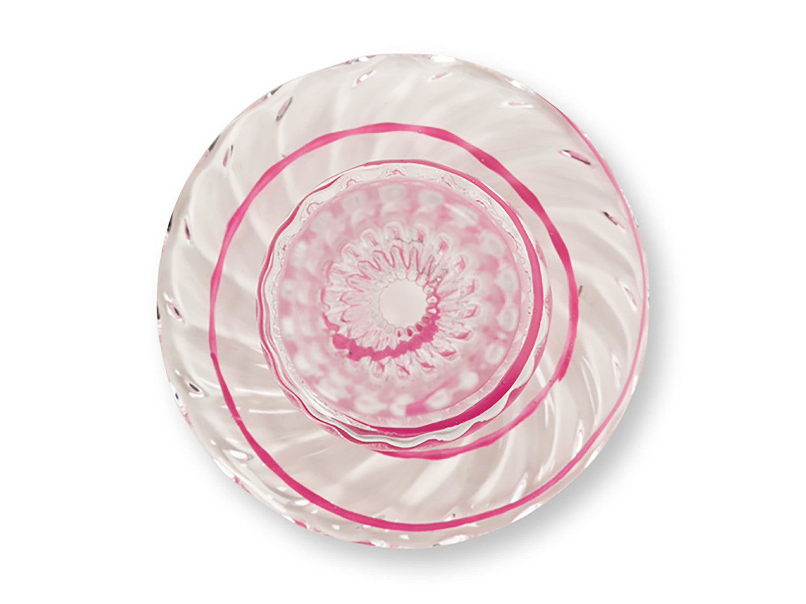 PIP STUDIO Swirl Pink Glas Kerzenständer 20cm - Produktbild 3